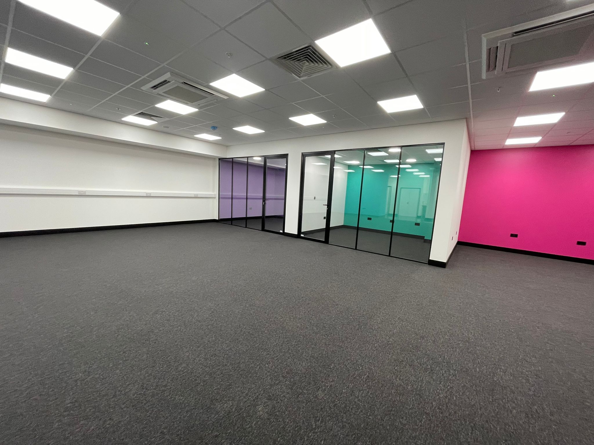 Millennium Point open plan workspace